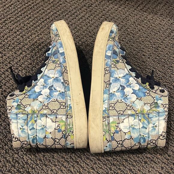 Gucci GG Supreme High 'Blooms Print - Blue' - Picture 7 of 8